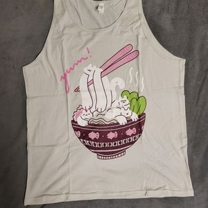 Tank Top Ramen & Cat